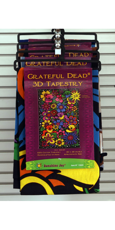 3D Grateful Dead Flower Bears Tapestry - Art by Ben Corn