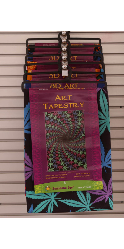 3D Night Spiral Tapestry *SALE*