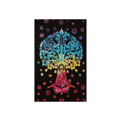 Zest For Life Tie Dye Buddha Tree Mini Tapestry 30x45" 