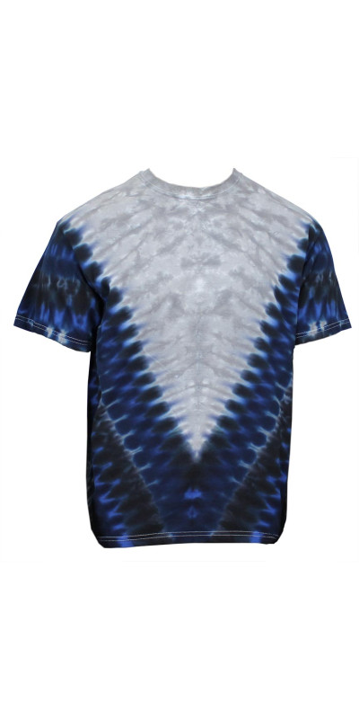 Tie Dyed T-Shirt Blue/Grey V-Dye