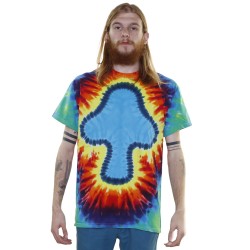 Tie Dyed T-Shirt Rainbow Mushroom