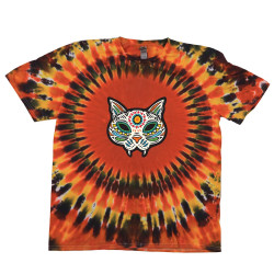 Cat Heart Sun Tie Dyed T-Shirt