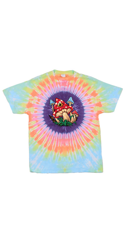 Mushroom Eye Tie Dyed T-Shirt