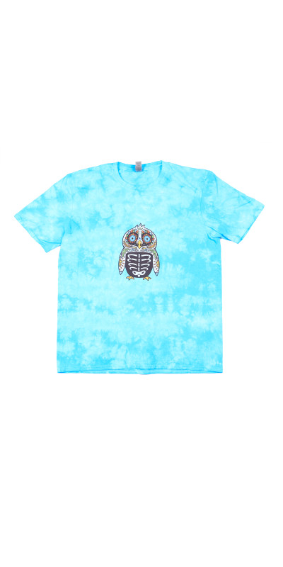 Day of the Dead Penguin Tie Dyed T-Shirt