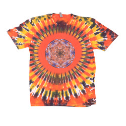 Fall Trance Mandala Tie Dyed T-Shirt