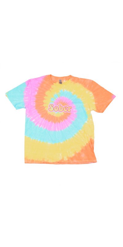Sober Pastel Tie Dyed T-Shirt