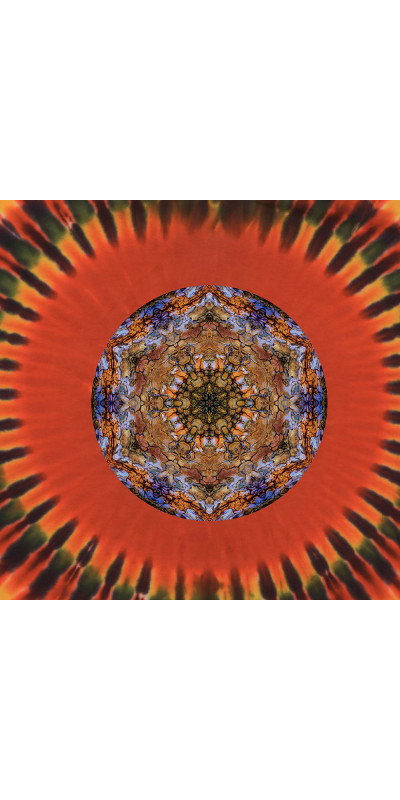 Fall Trance Mandala Tie Dyed T-Shirt