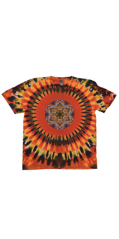 Fall Trance Mandala Tie Dyed T-Shirt