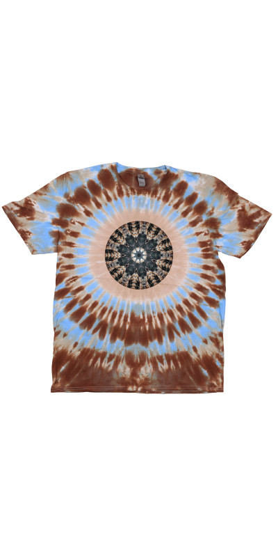 Feathers Mandala Tie Dyed T-Shirt
