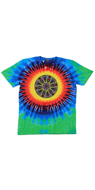 Chinese Dragon Mandala Tie Dyed T-Shirt
