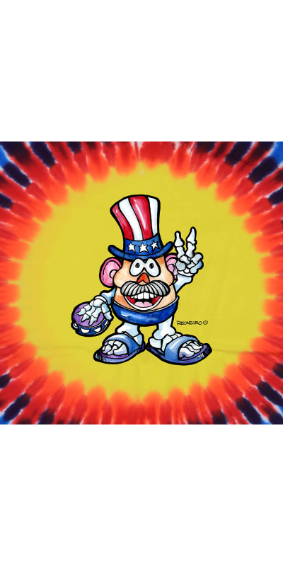 Tater Head Tie Dyed T-Shirt