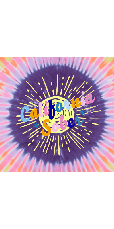 California Sober Sunburst Tie Dyed T-Shirt