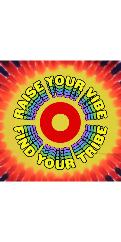 Raise Your Vibe Tie Dyed T-Shirt