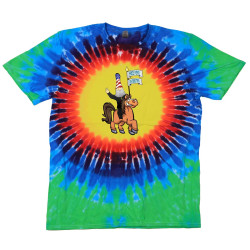Vermin Supreme 2024 Free Ponies Tie Dyed T-Shirt