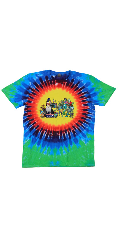 Vermin Supreme 2024 Zombie Factory Tie Dyed T-Shirt