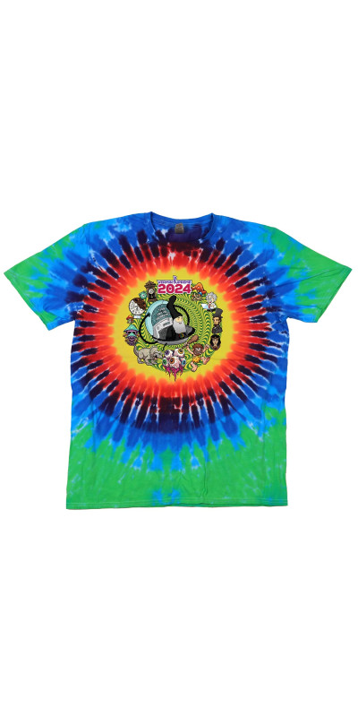 Vermin Supreme 2024 Time Travel Tie Dyed T-Shirt