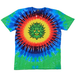 Leaf Face Tie Dyed T-Shirt