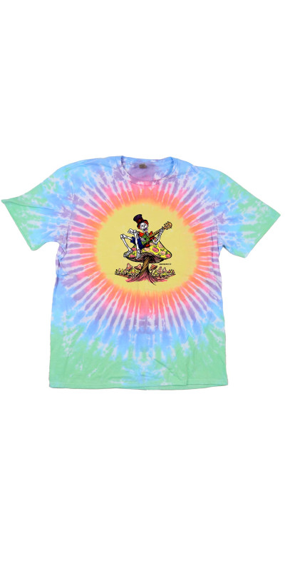 Shroom Guitarist Tie Dyed T-Shirt