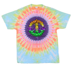 Peace Skull Tie Dyed T-Shirt