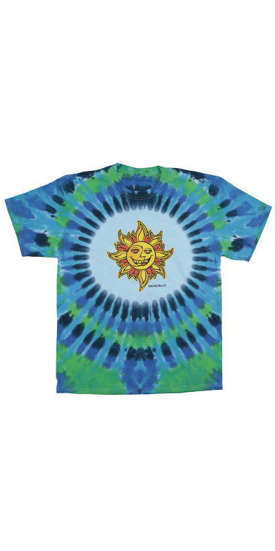Sun Face Tie Dyed T-Shirt