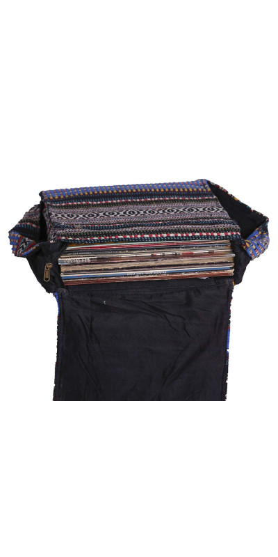 Woven DJ Style Shoulder Bag Scratch