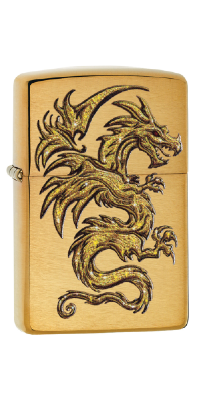 Brass Dragon Zippo Lighter
