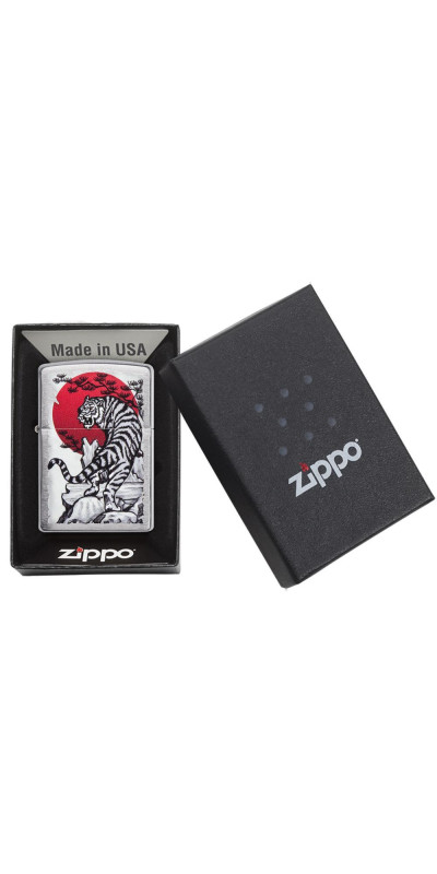 Asian Tiger Zippo Lighter