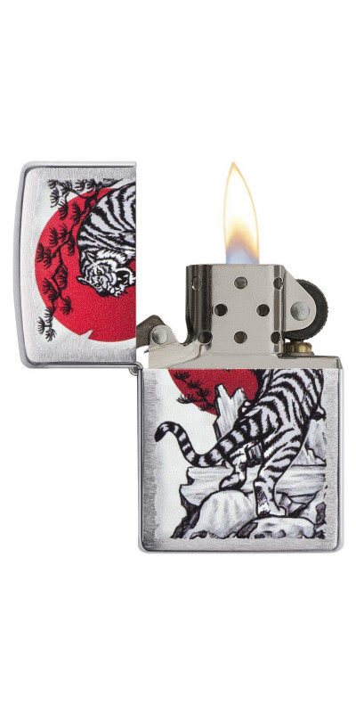 Asian Tiger Zippo Lighter