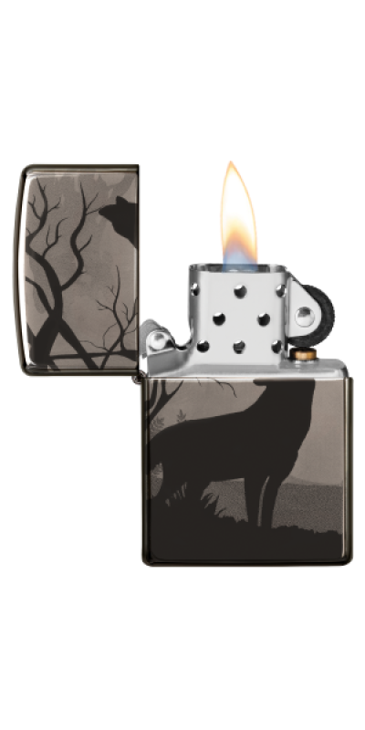 Wolves Design Zippo Lighter