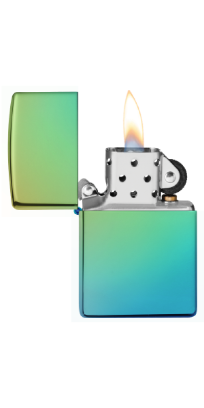 Teal Zippo Lighter