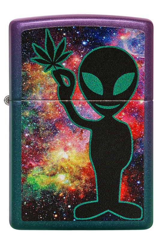 Alien Leaf Zippo Lighter