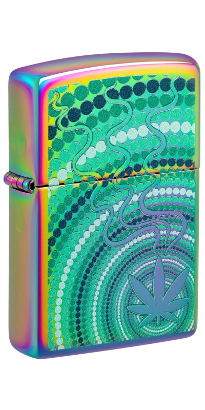 Leaf Circles Zippo Lighter