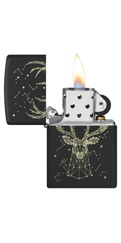 Deer Head Constellations Zippo Lighter