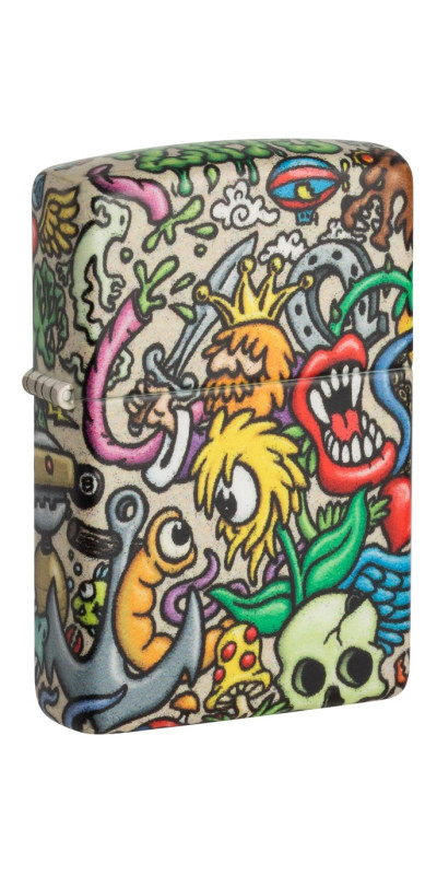 Crazy Collage Zippo Lighter