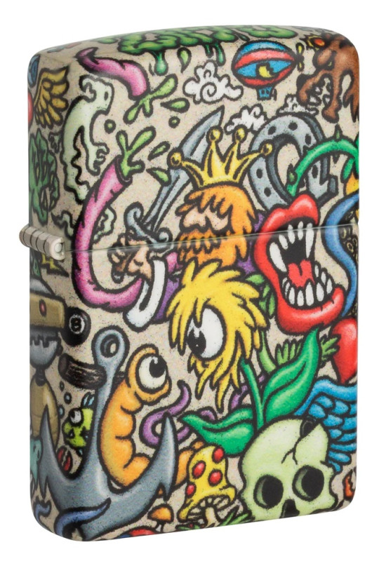 Crazy Collage Zippo Lighter