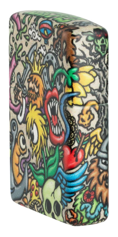 Crazy Collage Zippo Lighter