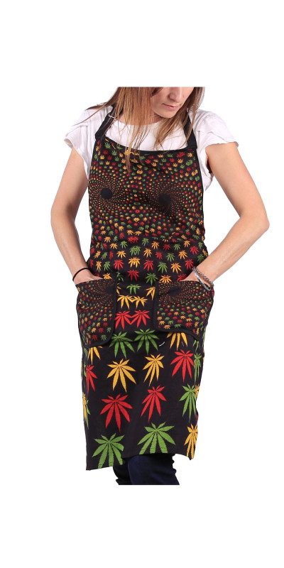 3D Leaf Vortex Apron