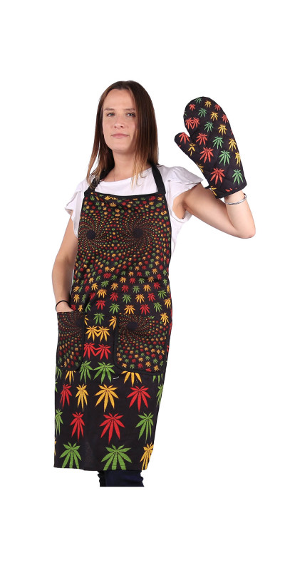 3D Leaf Vortex Apron