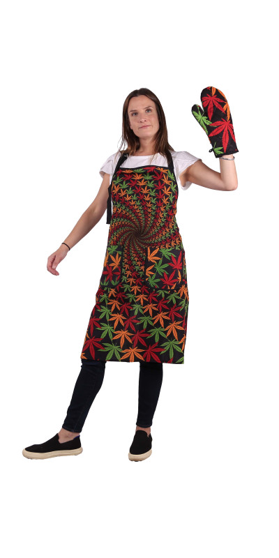 3D Leaf Vortex Apron