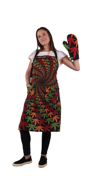 3D Rasta Apron