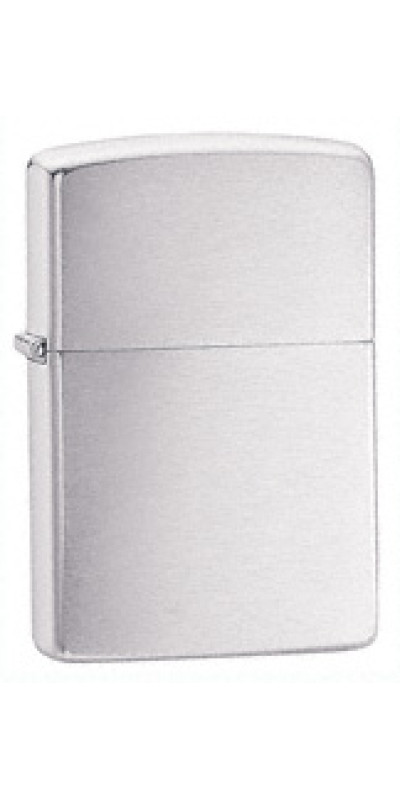 Armor Brushed Chrome Zippo Lighter