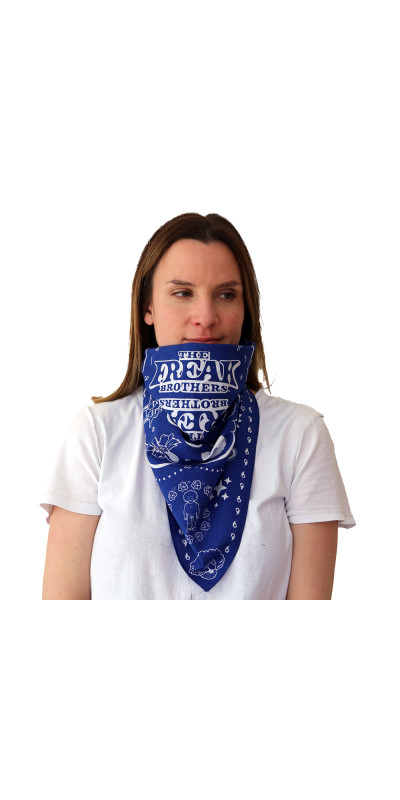 Freak Brothers Bandana 22x22 Blue  **Sale**