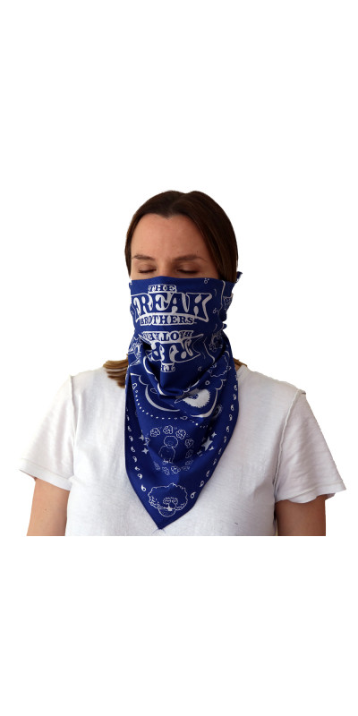 Freak Brothers Bandana 22x22 Blue  **Sale**