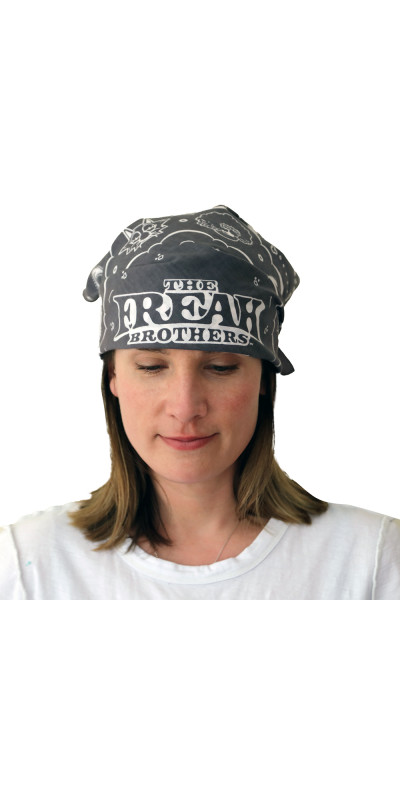 Freak Brothers Bandana 22x22 Charcoal  **Sale**