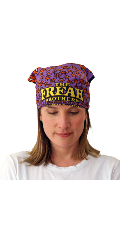 Freak Brothers Kitty Bandana 22x22 **Sale**