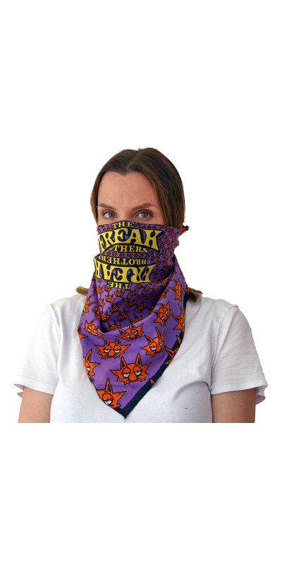 Freak Brothers Kitty Bandana 22x22 **Sale**