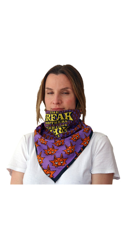 Freak Brothers Kitty Bandana 22x22 **Sale**