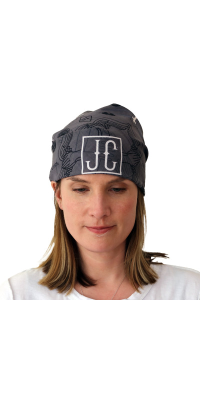 Zest For Life Christian Biker Bandana Grey *CLEARANCE*