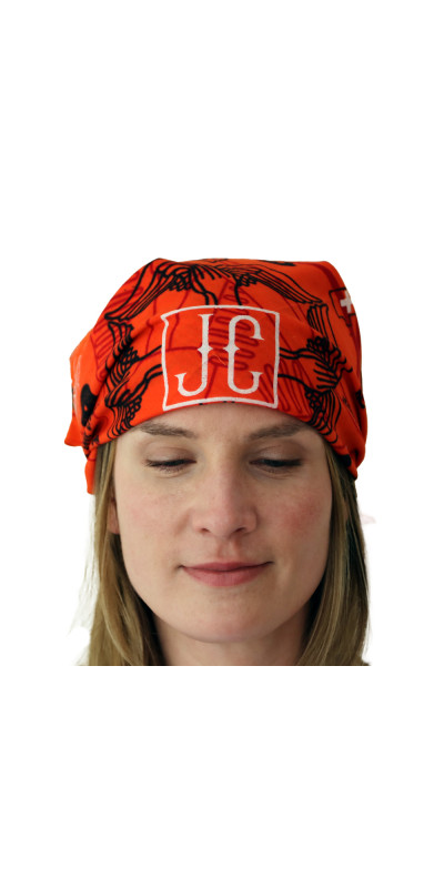 Zest For Life Christian Biker Bandana Orange *CLEARANCE*