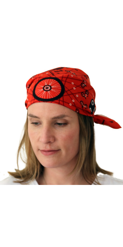 Zest For Life Mountain Bike Bandana Red